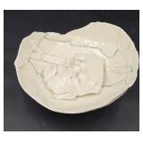 Studio Ceramic Bowl w/ Cast Face - Gail Ritzer