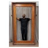 Large Life-Size Gilt Wood Frame w/ Carved Corners