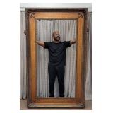 Large Life-Size Gilt Large Carved Wood Frame