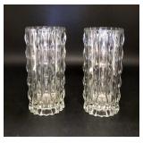 Pr. of Fidenza Vetraria Art Glass Vases
