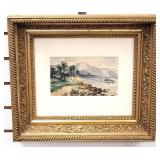 Watercolor of Lake View by F.M. Matthews