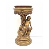 Cast "Gold Cupid Planter"