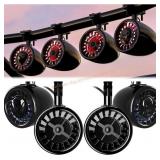 Bluetooth UTV Sound System 5' Speakers 8 Speakers