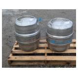 2- Stainless Steel Pony Kegs