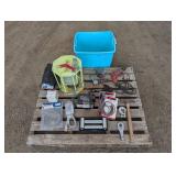 Misc Shop Lot - Tools, Work Light, Etc