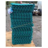 ~153- Green Interlocking Rubber Floor Tiles