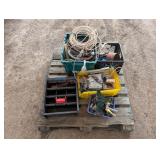 Misc Electrical, brackets, garden nozzles