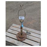 Antique Trench Art Lamp