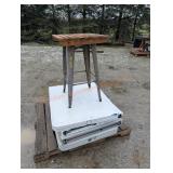 5- Folding Tables & Stool