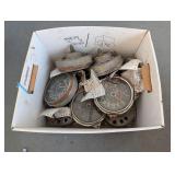 Assorted Vintage Jeep CJ Speedometers