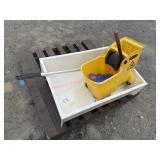 Janitor Sink- Commercial Mop Bucket & Mop