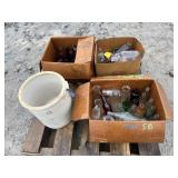 Pot & Glass Lot