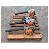 3- Stihl BG50 Blowers & Echo Hedge Trimmer
