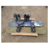 2- Snowboards & 2 Pairs of Snowboard Boots