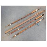 4- Antique Bamboo Fly Rods