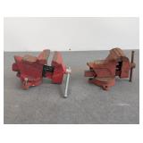 2- Small Columbia Bench Vises