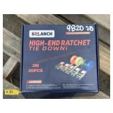 20- 2M Ratchet Tie Downs