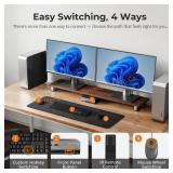 TESmart 8K@60Hz DP KVM Switch 2 Monitors