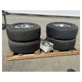4- LT285/75R16 112/119Q Tires & Aluminum Rims