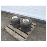 4- 18x8.50 Goodyear Golf Cart Tires