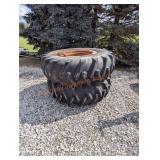 2- General Farm-Trac 18.4-34 Tires on 16' Rims