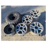 4- Polaris ATC Wheels & 2 Polaris Side by Side