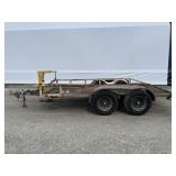 1978 T/A Flatbed Trailer w/ Crane