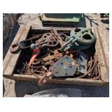 Assorted Blocks, Pulleys, Sheaves, Etc