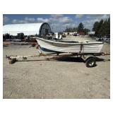 1990 10' Highlaker Boat w/ Boat Trailer