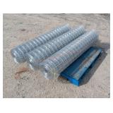3-Rolls Galvanized Utility Fence