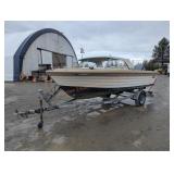 1969 17' Bell Boy Boat w/ Boat Trailer - NON OP