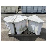 Marine Fiberglass Storage Tubs