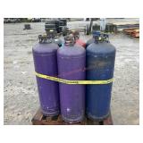 6- 100lb Propane Tanks