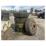 5- 14.00R20 Michellin X-G20 X2A Tires w/ Rims