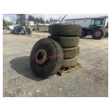 5- 14.00R20 Michellin X-G20 X2A Tires w/ Rims