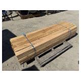 72- 6' Cedar Boards, Approx. 1' x 4' x 6'