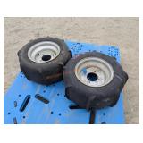2- 10x11.00-10 Sand Devil Tires w/ Wheels