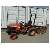 Kubota B7400 HST 4WD Tractor w/ Brush Hog