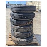 6- Cooper C120 8R19.5 Tires