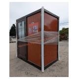 Aboss Portable Bathoom w/ Shower- Wood Grain