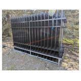 Wrought Iron Style Site Fence