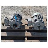 2- Siemens Nema Premium Electric Motors