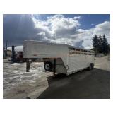 1996 Featherlite 8120 Gooseneck Stock Trailer
