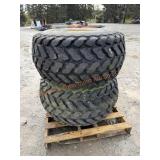 2- 21.5L-16.1 Tires W JD 16.1xW180