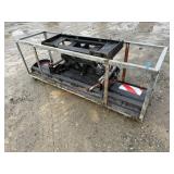 YS86 Skid Steer Hyd Push Blade