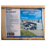 Sdlanch 20' x 30' Steel Carport