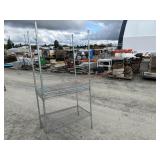 Metal Shelving on Wheels
