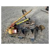 Leinbach 3pt Post Hole Auger  w/ 12' Auger
