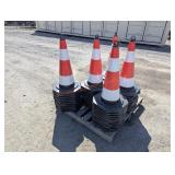 50- 28' Refelective Safey Cones