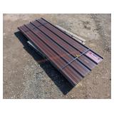 30 pcs Brown 8' Metal Roof Panels